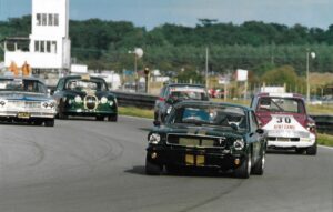 Phil Wight in the Ford Mustang