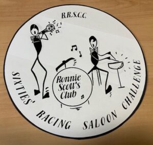 Ronnie Scott's Club Race Car Logo